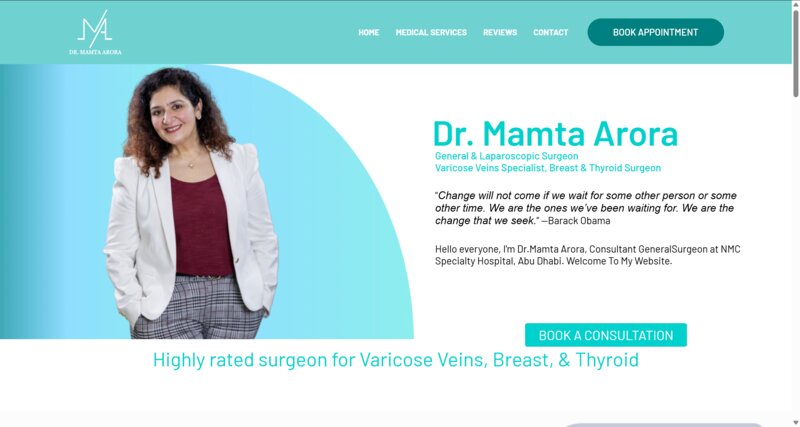 Dr Mamta Arora Website