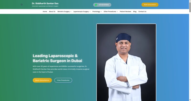 Dr Siddharth Sankar Das Website