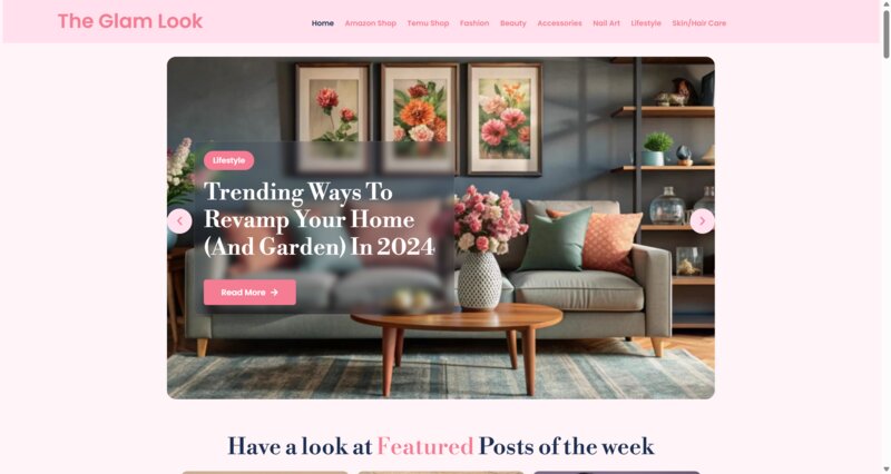 The Glam Look Website